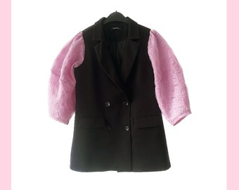 Sinnlicher femininer Business-Blazer | Handgefertigtes einzigartiges Design