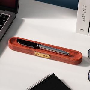 Wood Pen Holder - Wood Desk Organizer, Elegant Desk Accessories, Desktop Organizer, Desk Organization,