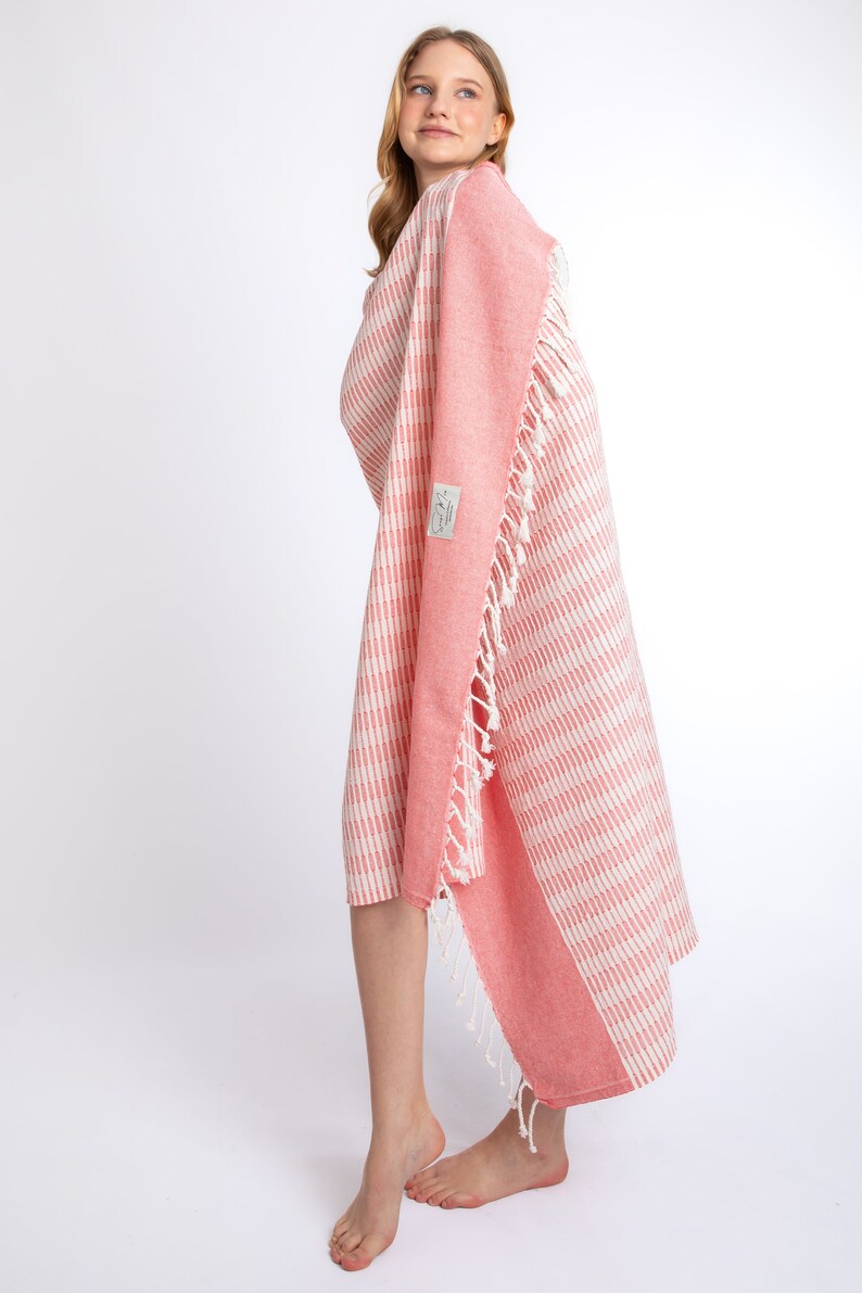 Turkish Bathrobe Set of Three. Turkish Towel Robe Peshtemal Etsy