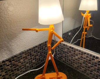 Posing Stick Figure Lamp