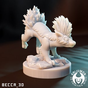 Kaijumon Lava Rodent Miniature | 3D Printed Collectible | Figurine