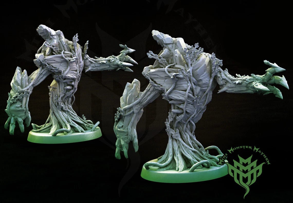 Lesser Earth Elementals Miniatures | Mini Monster Mayhem - Etsy