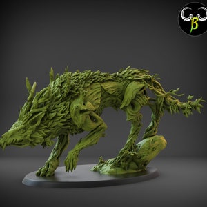 Sacred Predator Miniature | Clay Beast Creations