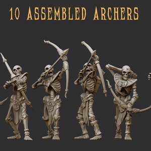 Pharaoh&#39;s Skeletal Archers Miniatures | Crab Miniatures