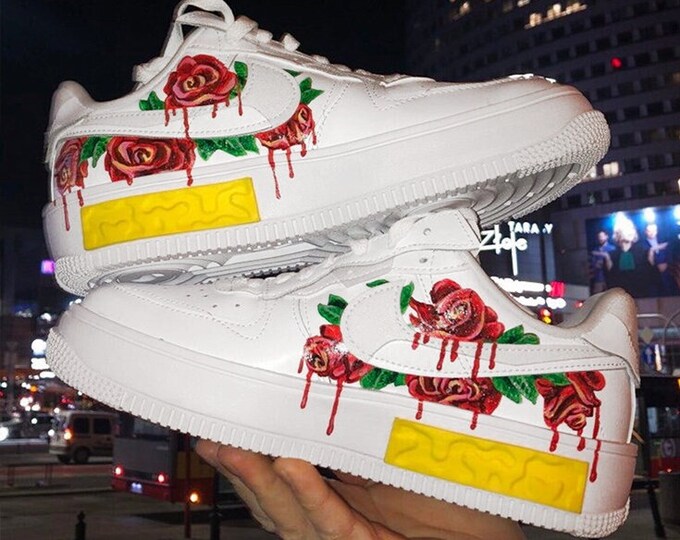 Roses Nr.1 Air Force 1 Custom Personalized Gift Custom Sneakers - Etsy