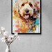Watercolor Cockapoo Poster Print or Canvas. Watercolour Dog Art ...