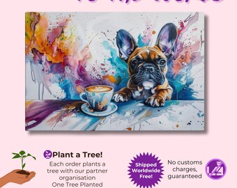 Anatomy of a Frenchie Coffee Mug