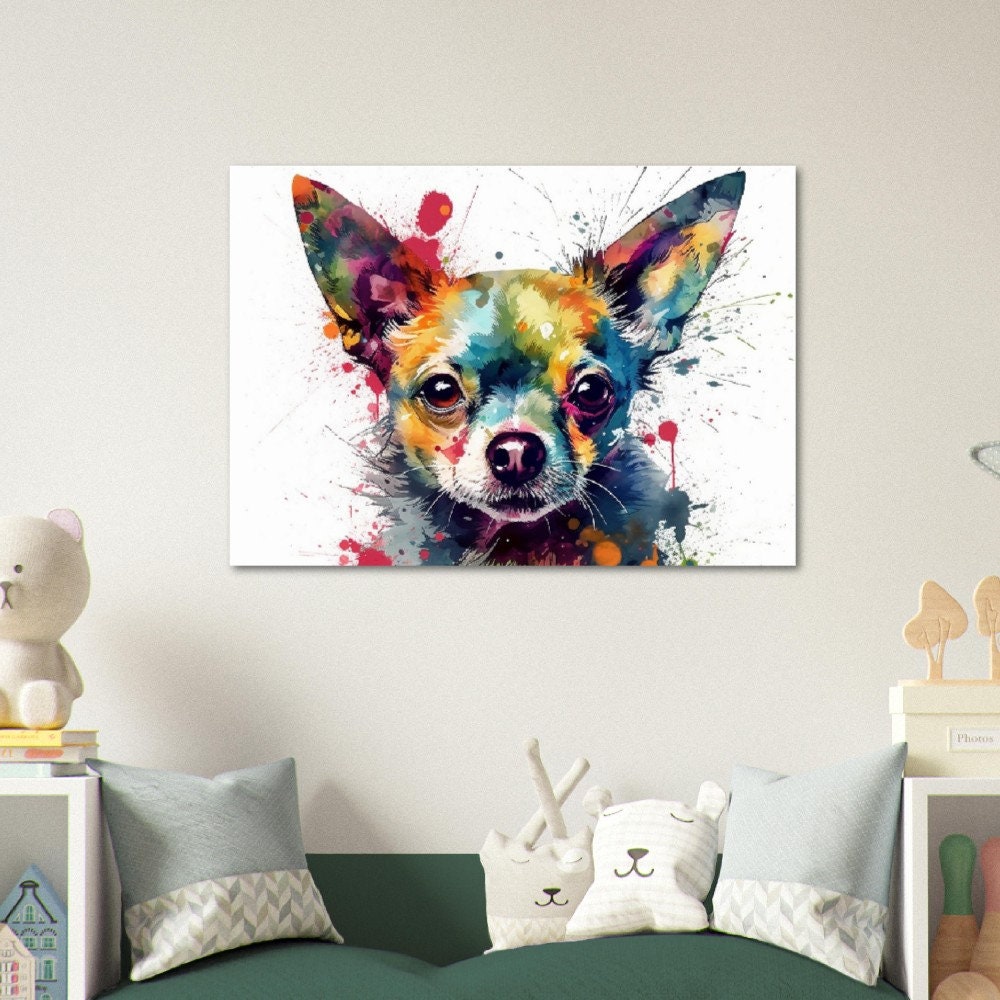 ✨特別価格【原画】『ジョルジュ西へ』（チワワ　パステル画　動物画　風景画） ✨特別価格【原画】『ジョルジュ西へ』（チワワパステル画動物画