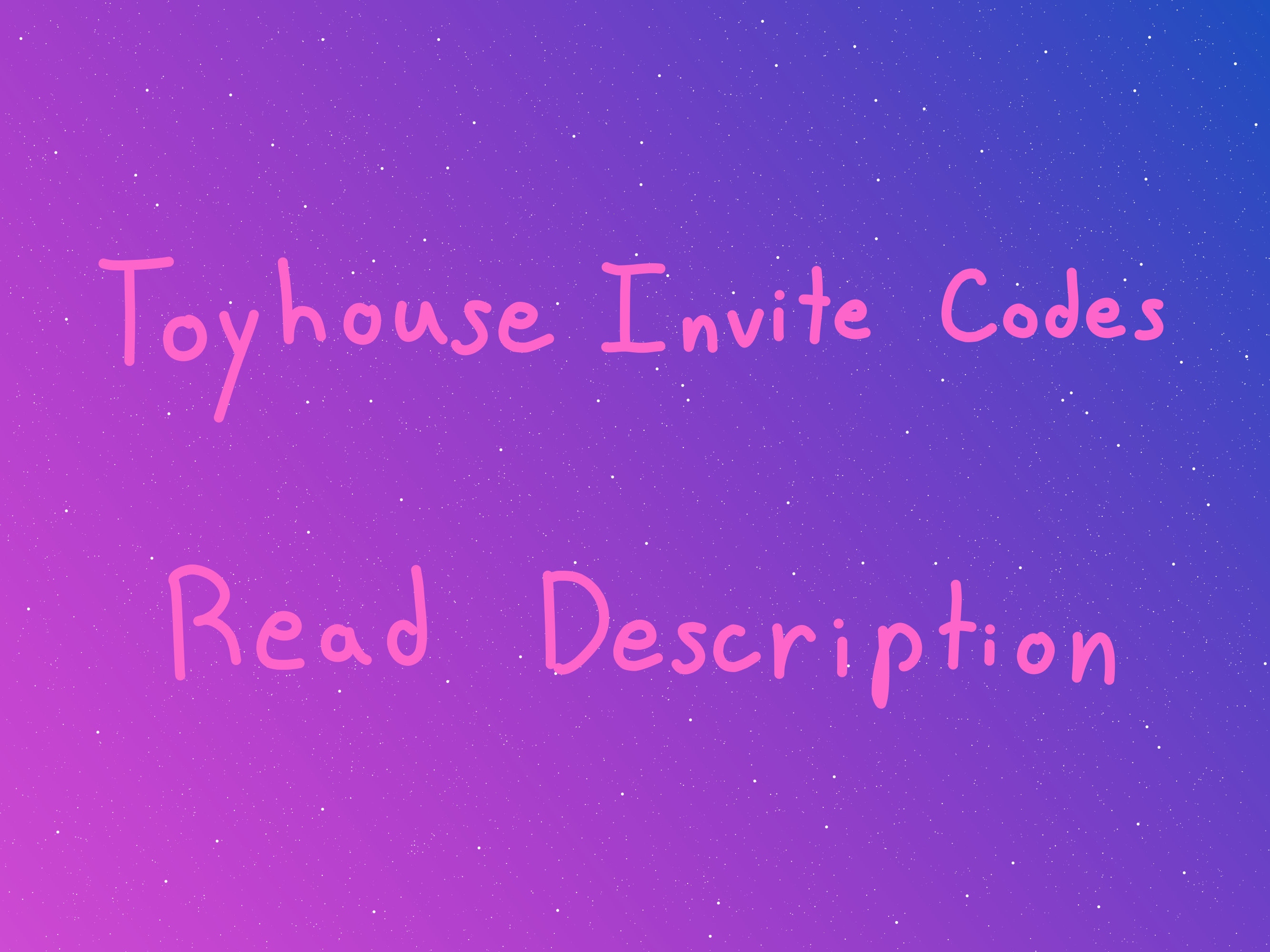 Toyhouse Invite Codes Etsy