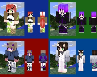 Custom Minecraft Skin Java / Bedrock / Windows Edition / 128 X 