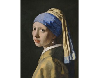フェルメール作「真珠の耳飾りの少女」ジクレー版画 - Etsy 日本