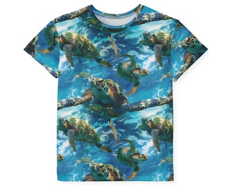 Sea Full of Turtles - Kids Sports Jersey