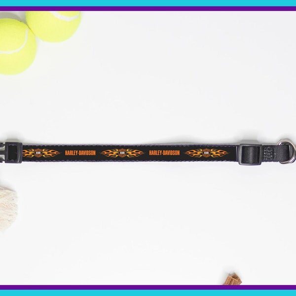 Harley Davidson Dog Collars Etsy