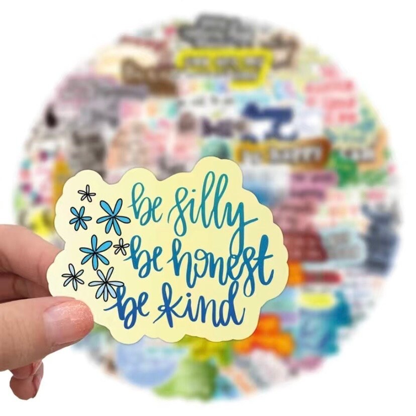 50pcs Inspirational Word Stickers for Hydroflasks, [Joyful Day]  Motivational Stickers for Laptop, Water Bottle, Waterproof Trendy Vinyl Positive  Stickers for Adults, Teens (Believe in Yourself 50PCS) : :  Electronics