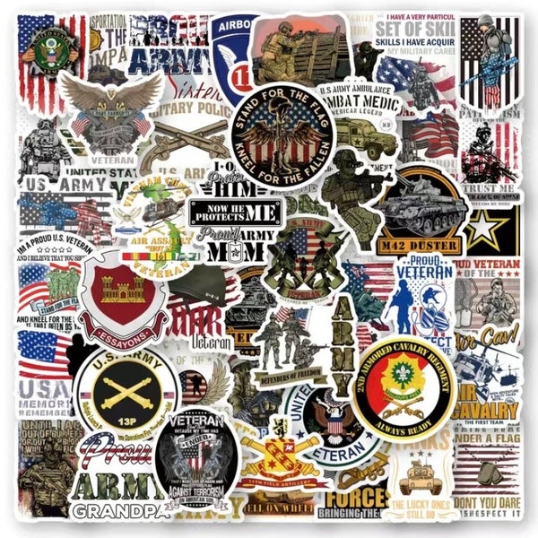 Military Sticker Etsy