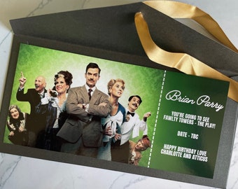 Fawlty Towers Personalised Theatre Ticket | Show | John Cleese | Mother's Day | Father's Day | London | West End | Comedy