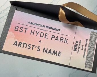 BST Hyde Park Festival Printed Concert Ticket | Shania Twain | Kylie | Stevie Nicks | Robbie Williams | Kings of Leon | BST | SZA