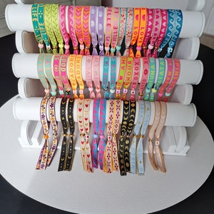 Lint armbandjes Ibiza style festival armbandjes afbeelding 1