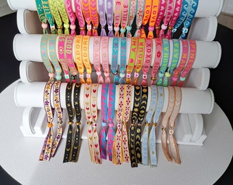 Ribbon bracelets (Ibiza style - festival bracelets)