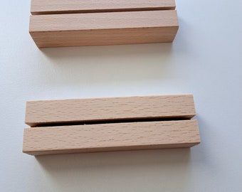 Houten standaard geschikt voor spiegeltje 15cm, kaarten en foto's