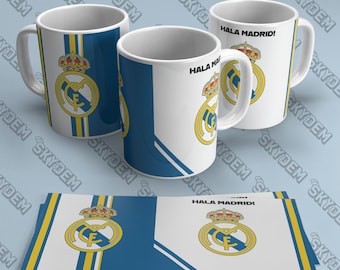 Real Madrid mug designs, Cup Design, PNG mug, JPG mug, Mug template, Mug sublimation, Mug wrap