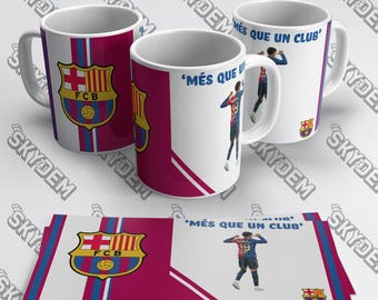 2 FC Barcelona mug designs and Lamine Yamal, Cup Design, PNG mug, JPG mug, Mug template, Mug sublimation, Mug wrap