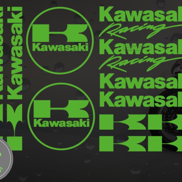 Kawasaki Decals Etsy