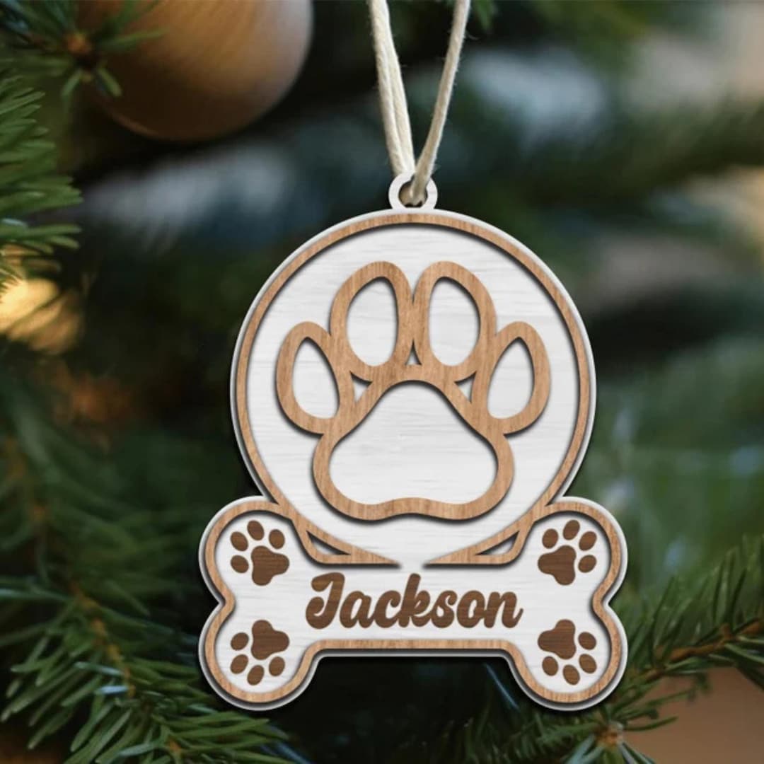 DOG CHRISTMAS ORNAMENTS Etsy — free download