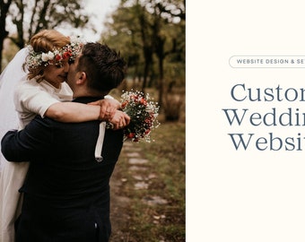 Custom Wedding Website Design & Setup