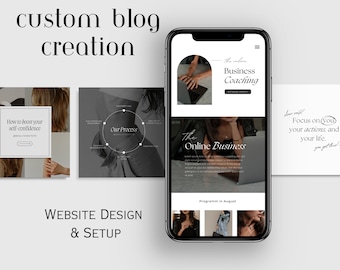 Custom Blog Website - Designs & Setup