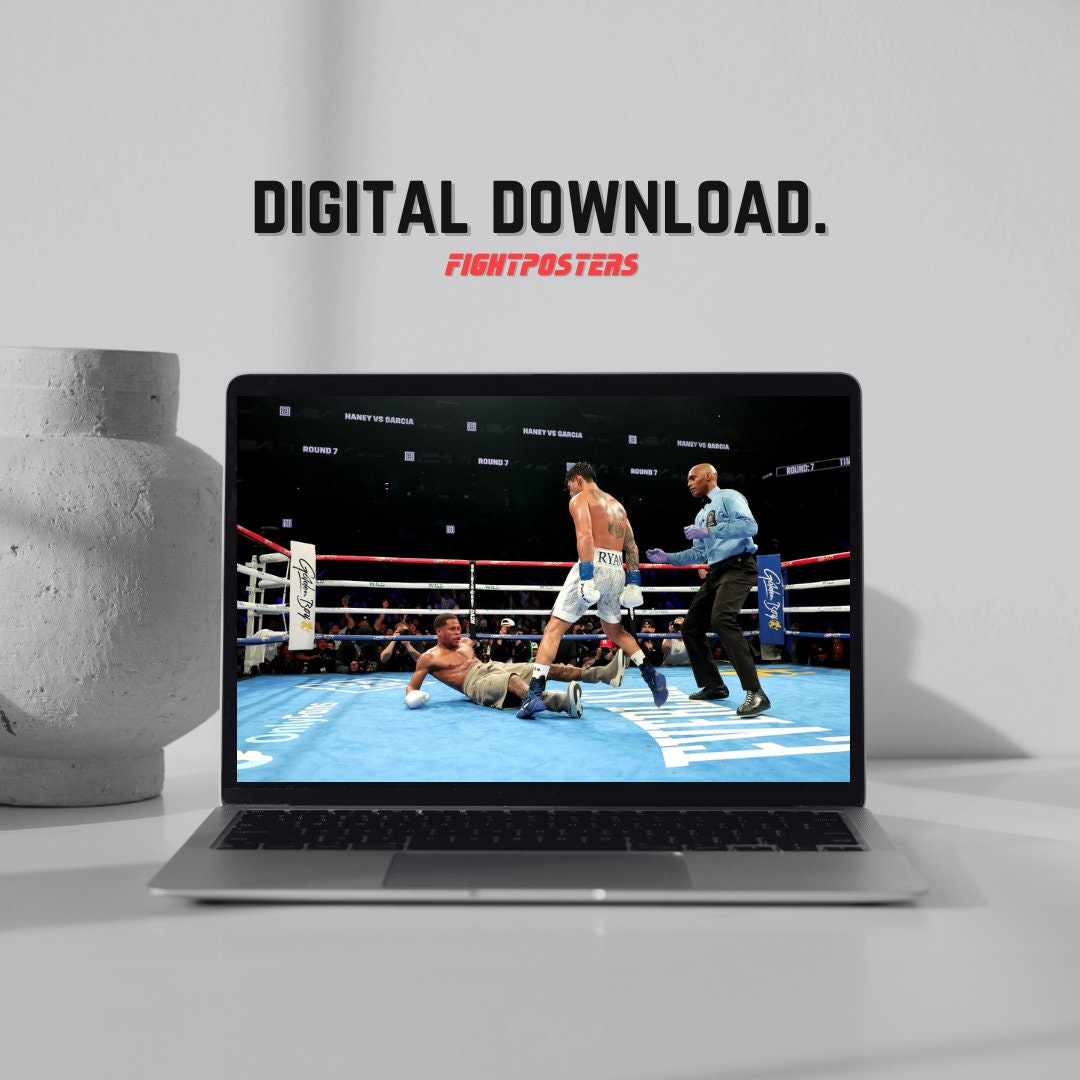 Ryan Garcia Vs. Devin Haney Poster Wall Art Frame MMA | Digital Print ...