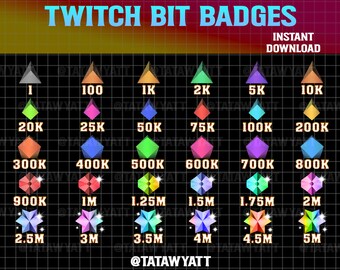 Bits Badges Twitch Lips - Etsy