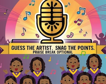 Who Sang It? Gospel Music Trivia Game (Printable PDF)
