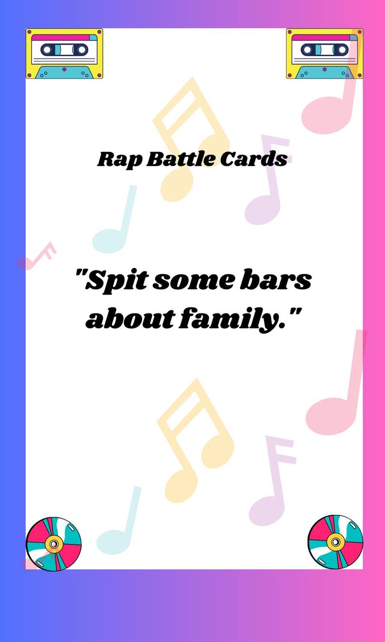 Rap & R and B Cipher Challenge - Etsy