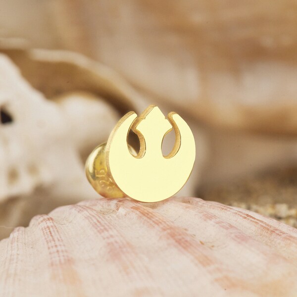 Star Wars Rebel Alliance Studs, Valentine Gift, Rebel Alliance Studs, Gold Star Wars Earrings, Geek Gift for Him, Geek Gift for Her - U067