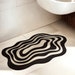 Quirky Bathroom Mat Funky Design Anti Slip Quick Dry Bathroom Carpet ...