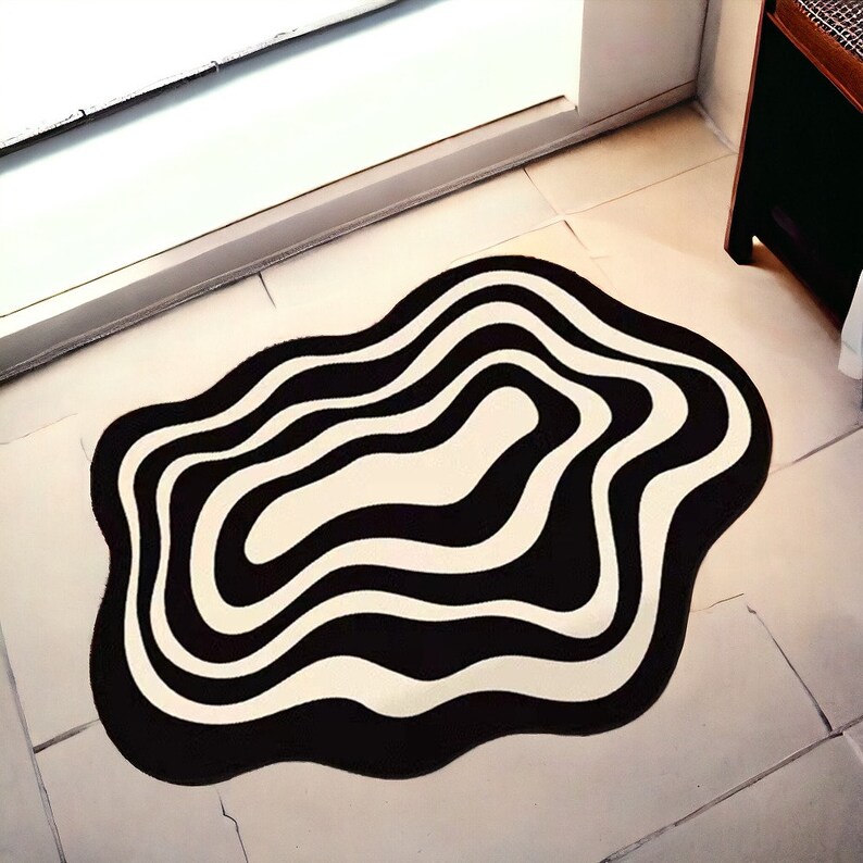 Quirky Bathroom Mat Funky Design Anti Slip Quick Dry Bathroom Carpet ...
