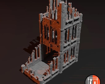 Grimdark Dice Tower - 3D Printed Gothic Dice Tower for Wargaming