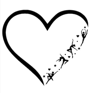 Dance SVG PNG Heart Dancer Svg Png Outline Dancer Svg Png Dance Mom Svg Png Dance Shirt Svg Png Dance Mom Shirt Svg Png Dance Silhouette Svg