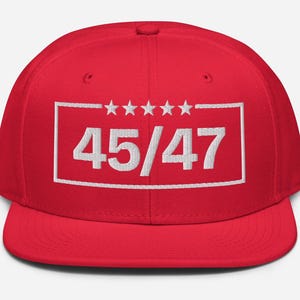 45 47 Trump Hat Maga Trump Hat Trump Gifts Trump For President 2024 Hat Red Trump Hat Patriotic Hat Make America Great Again Hat Trump 2024