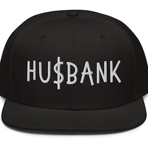 Husband Hat Husbank Hat Funny Hat For Husband Anniversary Gift For Him Husband Wife Gift Wife Hat Funny Snapback Hat