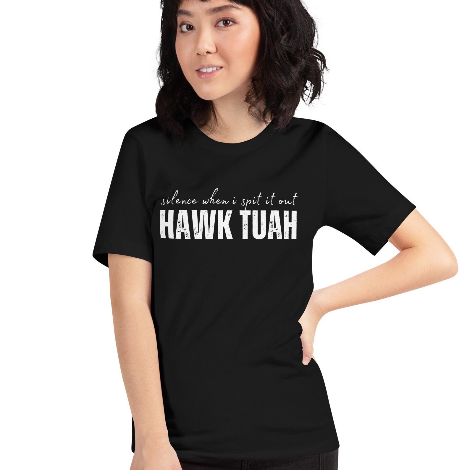 Hawk Tuah Shirt Missy Elliott Lyrics Shirt Silence When I Spit It Out