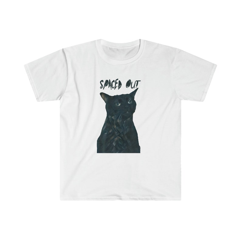 Cat Tshirt Unisex Spaced Out Cat Meme Instagram Social Media - Etsy