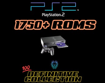 Colección de Roms de PS2 1750+, incluida la portada y los manuales (juegos de Playstation 2)