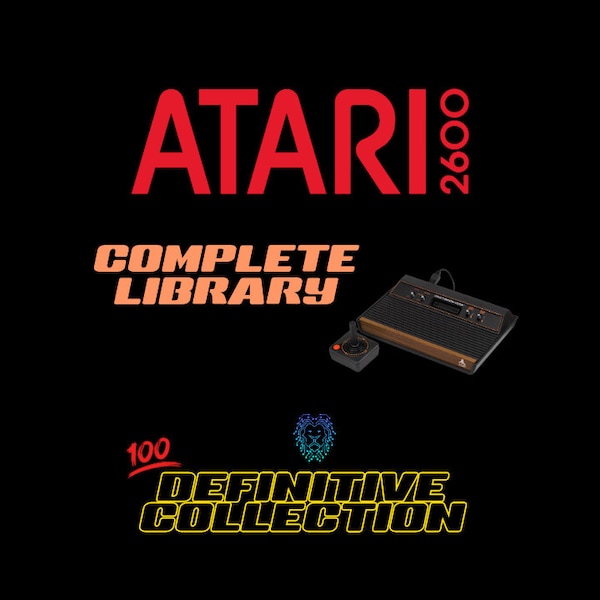 Atari 2600 Complete Roms Collection inc. Cover Art & Manuals