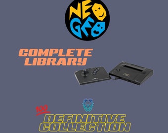 Neo Geo AES-MVS Hyper 64 Complete Roms Collection inc. Cover Art