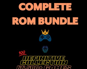 Complete Rom Collection - PS3, PS2, Wii, Dreamcast, N64, Xbox, MAME, Neo Geo Games +more