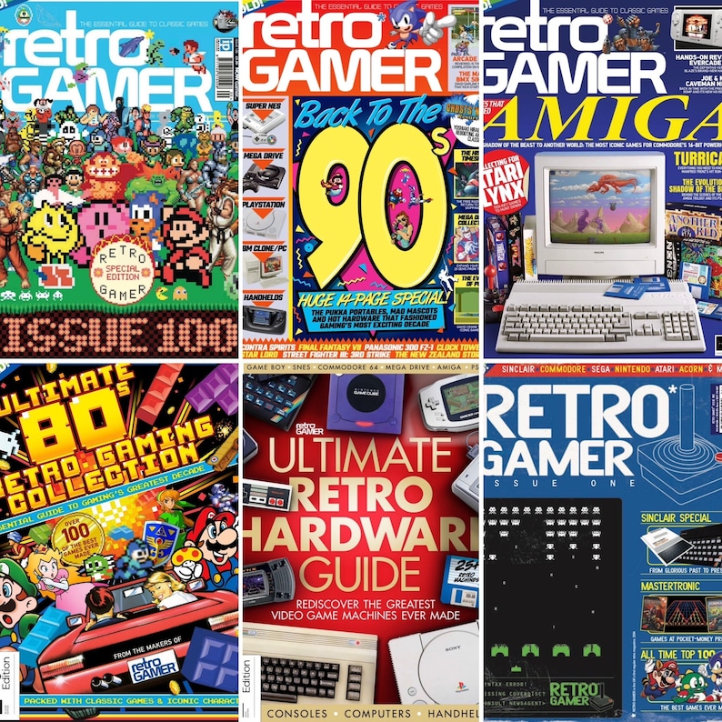 Complete Retro Gamer Magazine Issues 1 to 240 2004 to 2022 & Special