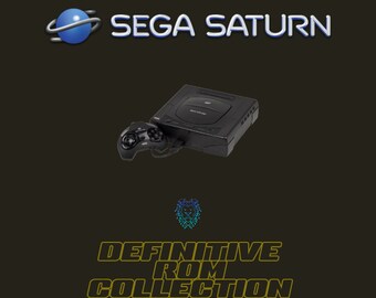 SEGA Saturn 400+ Definitive Rom Collection inc. Cover Art & Manuals