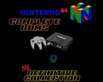 N64 Complete Rom Collection inc. Cover Art & Manuals